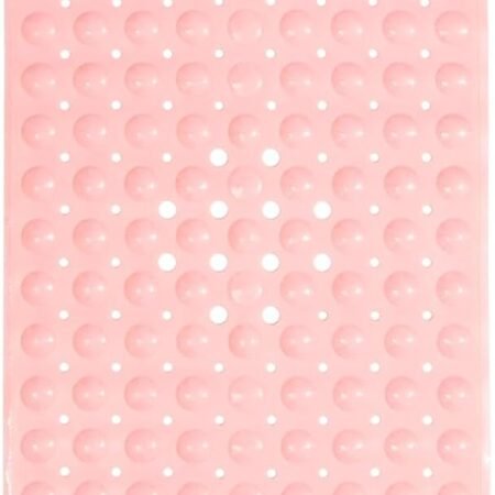 Bath Mat - Large Non Slip Bathtub & Shower Mat - Extra Long 40 x 16 Inch Bathroom Mats for Tub Nonslip Anti Slip Bathmats (40x16 Baby Pink 1-Pack)
