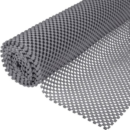 Non-Slip Mat Area Rug Pad Anti Slip Gripper Roll Rubber Matting Waterproof Floor Mat  Shelf Drawer Liner for Home, Office, Cars, Caravans (Gray, 30 x 200 cm)