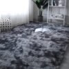 Area Rug 5x7 for Bedroom, Fluffy 5x7 Area Rugs for Living Room, Ultra Soft 5x7 Rug Non-Slip Shag Fuzzy Rug for Nursery, Kids, Girls, Boys, Grey