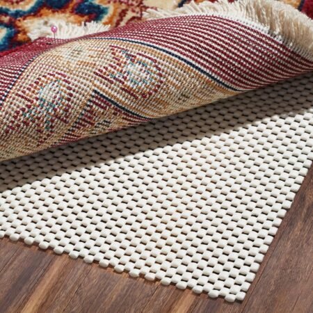 Non Slip Rug Pad Gripper 2 x 3 Feet Extra Thick Carpet Pads for Area Rugs and Hardwood Floors, Keep Your Rugs Safe and in Place