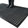 Outdoor Rubber Floor Mats Anti Slip Restaurant Mat Commercial Kitchen Mat Rubber Drainage Mat 60 x 35 Heavy Duty Mat for Garage Garden Indoor Outside Industral Pool Entrance Bar Wet Area